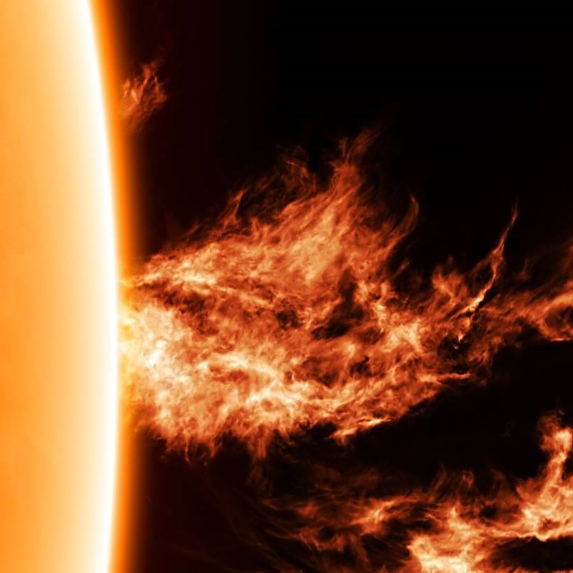 Solar flare - drives space weather