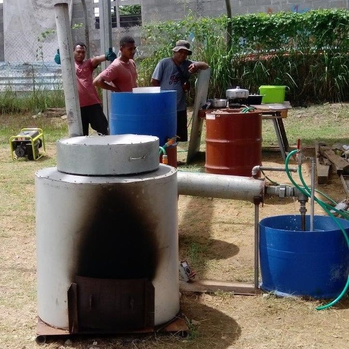 Pyrolysis system in Solomon Islands